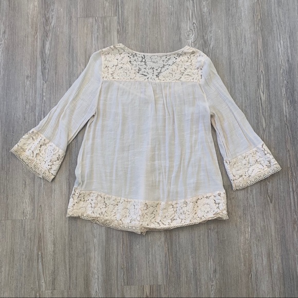 Lace peasant top - Picture 2 of 3